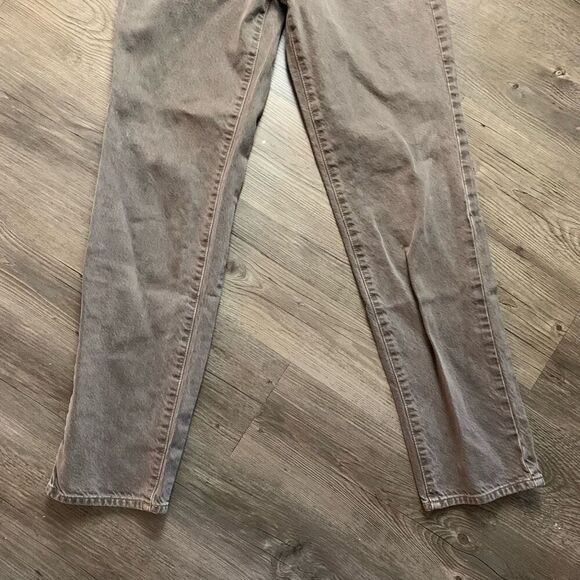PacSun Dad Jean Brown Retro 24” Straight Leg High Rise - Picture 3 of 9